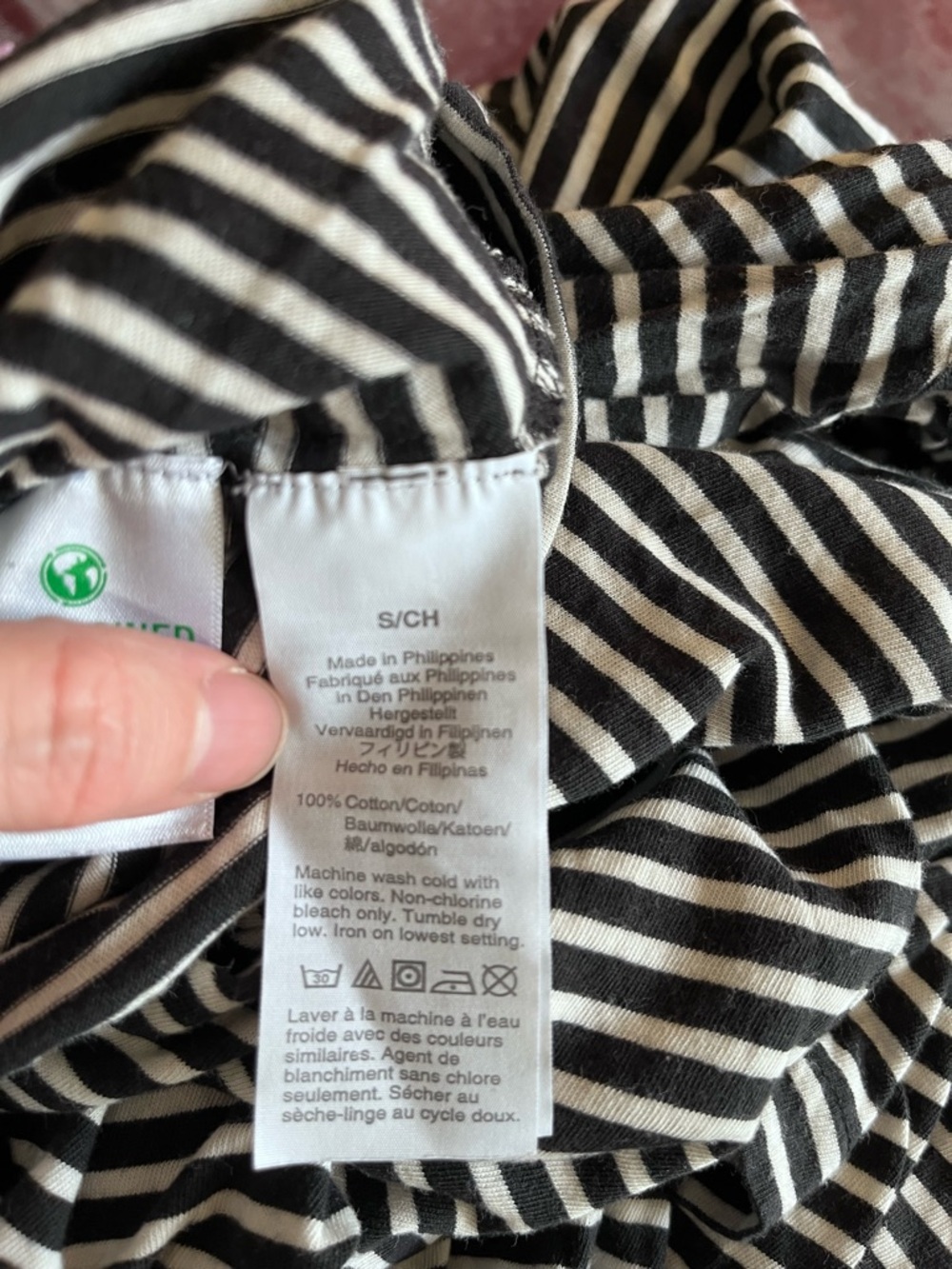 J. Crew 3 turtlenecks light weight Striped floral cotton tops shirts Small S - Picture 9 of 10